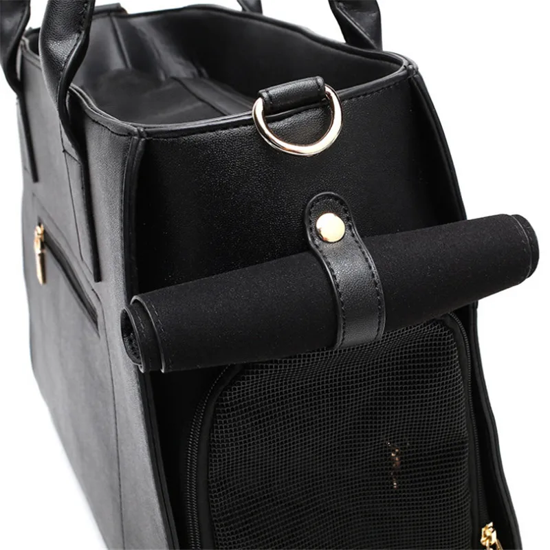  Pet Carriers for Small Dogs Cat Bag Fashion Cute Black Bow Travel Dog Carrier Portable Breathable D