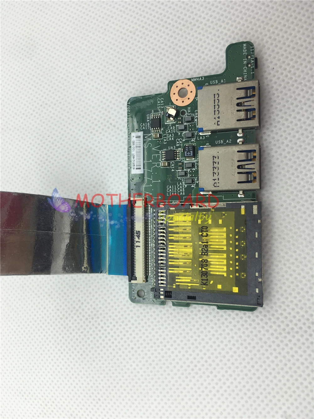 JOUTNDLN для MSI GS70 MS 1771 17 3 &quotкарта ноутбука Reader USB Port Board с кабелем|Компьютерные кабели