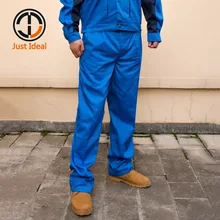 Новое поступление мужские брюки Карго повседневные рабочие брюки сплошной цвет рабочая одежда брюки для мужчин размера плюс ID671