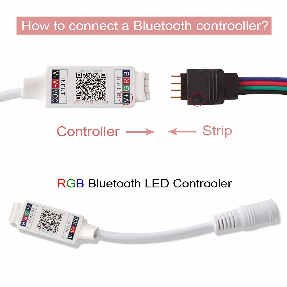 Bluetooth Controller RGB LED Strip light 12V 5050 5M 60LEDs/m RGB Tape Waterproof Tira Led Flexible Neon Backlight Power Adapter Bluetooth Controller RGB LED Strip light 12V 5050 5M 60LEDs/m RGB Tape Waterproof Tira Led Flexible Neon Backlight Power Adapter