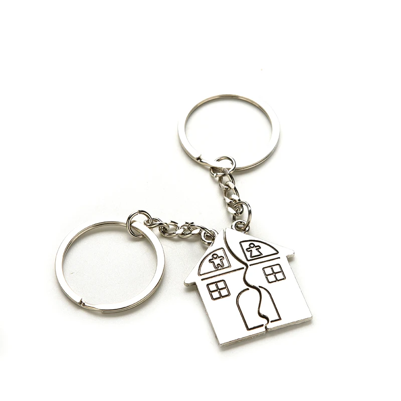 

Romantic House Keychain Personalized Souvenirs Lanyard Keyring Valentine's Day Love Key Fob Gift JETTING 1 Pair Key Chains