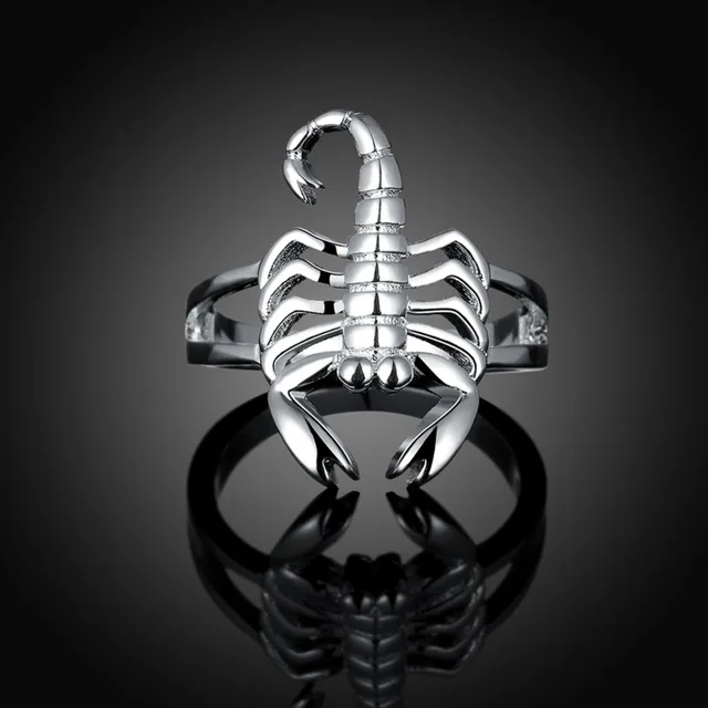 Bague scorpion homme