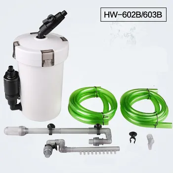 

SUNSUN Brand New 6W External Canister Filter Table Top Aquarium Fish Tank 400L/h 220V 110V HW-603B EU US Plug