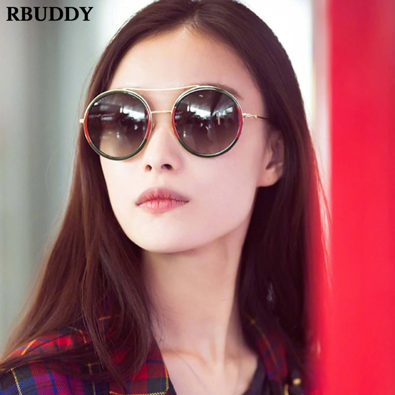 Женские Классические солнечные очки RBUDDY со шлейфом брендовые Дизайнерские