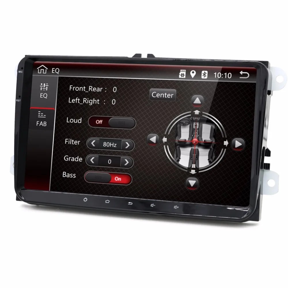 Android 7.1 car dvd player gps Two Din 9 Inch For VW Skoda POLO PASSAT B6 CC TIGUAN GOLF 5 Fabia wifi free cam 1080p