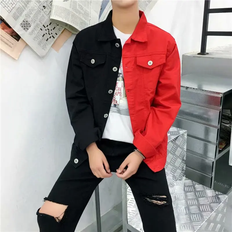 

Mr.nut new spring and autumn Korean men's casual jacket men's slim stitching jacket coat