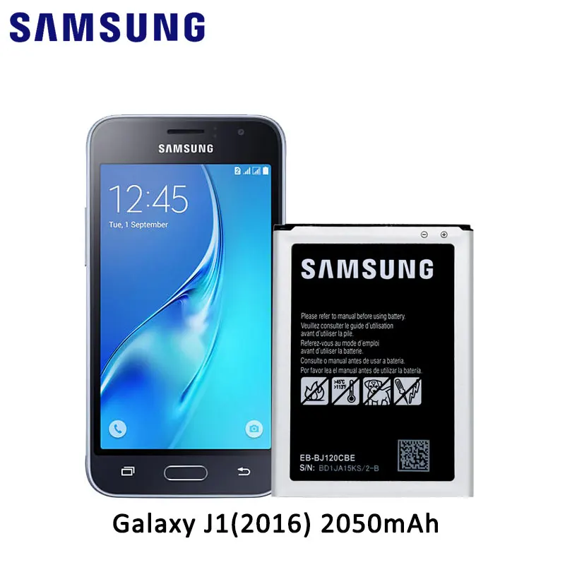 

Original Samsung Battery for Samsung Galaxy Express 3 J1(2016) J120 J120F J120A J120H J120T J120DS EB-BJ120CBE 2050mAh With NFC