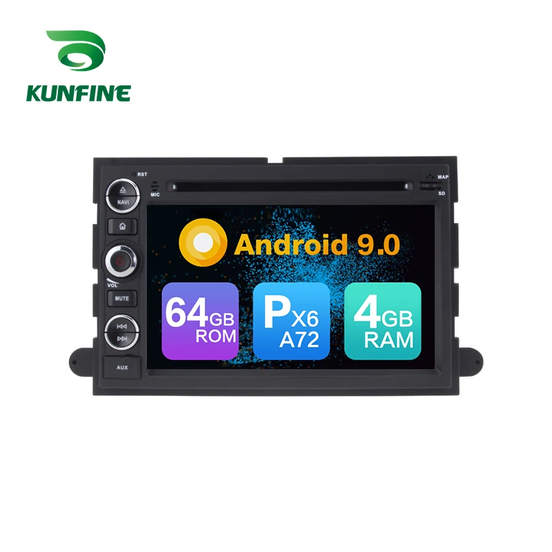 Cheap Android 9.0 Core PX6 A72 Ram 4G Rom 64G Car DVD GPS Multimedia Player Car Stereo For FORD F150 2004-2008 Radio Headunit 1