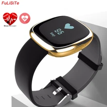 Смарт-браслеты крови Давление P2 шагомеры импульса Fitband фитнес-трекер активности сердечного ритма звонок и SMS оповещения спортивный браслет