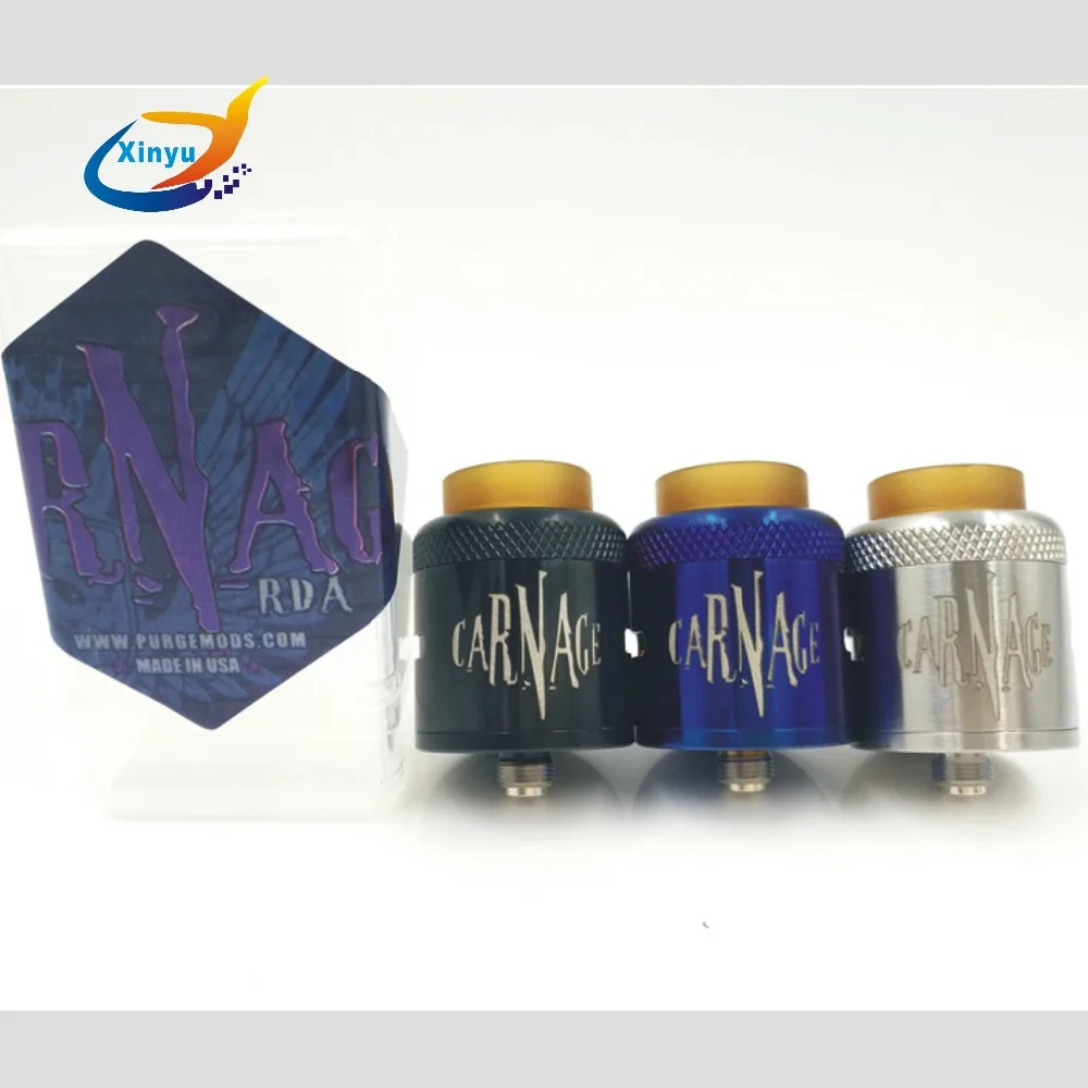 

Holocaust 510 RDA 25MM Vaporizer Rebuildable Dripping Atomizers Electronic Cigarette Atomizer Best Quality RDA Tank for Box Mods