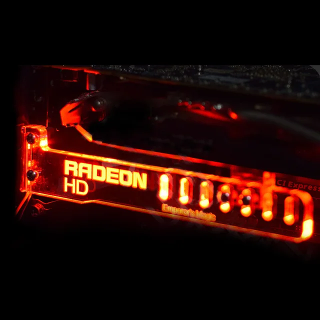 red radeon hd cool