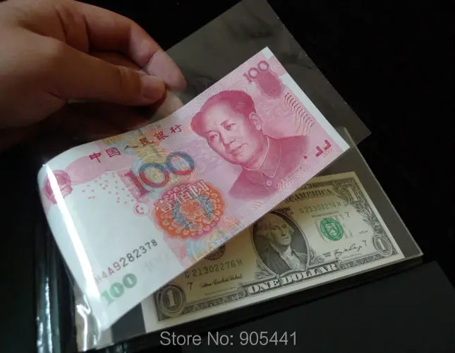 Paper Money Currency Collection Album 20/40 Pockets Protection