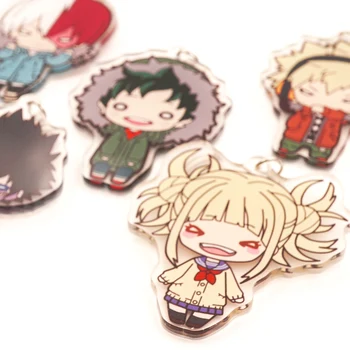 

My Hero Academia Anime Boku no Hero Academia Midoriya Todoroki Shoto Bakugou Himiko Toga Dabi DOUBLE SIDED Acrylic Keychain
