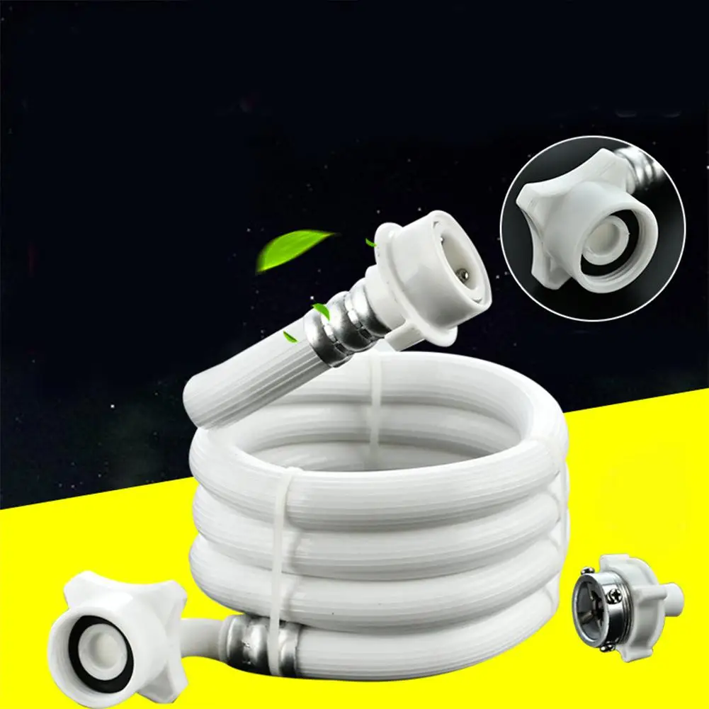 

Adoolla 2M Universal Water Inlet Pipe for Automatic Washing Machine Anti-explosion Extension Tube Hose Coupler Accessories
