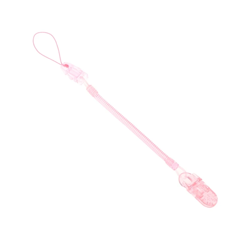 Baby Spring Pacifier Chain Infant Toddler Dummy Pacifier Spring Soother Nipple Clip Chain Holder Strap Baby Spring Pacifier Chain Infant Toddler Dummy Pacifier Spring Soother Nipple Clip Chain Holder Strap