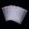 100pcs/lot Zip Lock Plastic Bags Clear Resealable Food storage bags Transparent Opp Plastic Bags Self Adhesive Jewellery Making 4