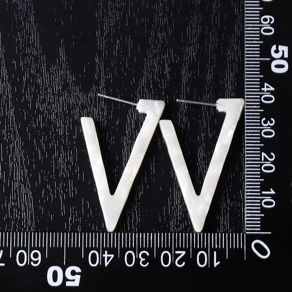 VIVILADY Fashion Geometric Triangle Hoop Earrings Women Candy Acrylic Acetic Acid Brincos Boho Summer Bijoux Jewelry Party Gifts - Image 6