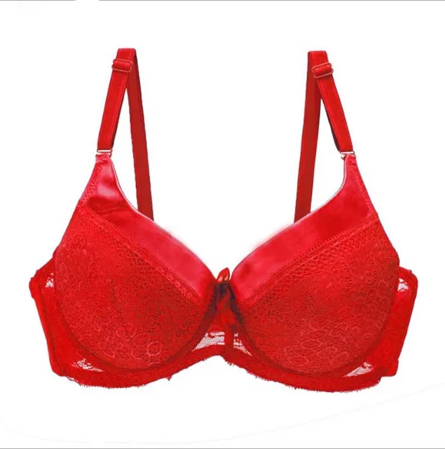Buy Large bust Bra full lace sexy bra cotton bras big
