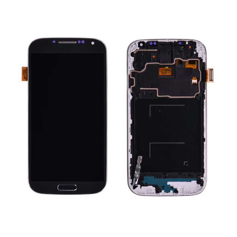 Продажа S4 lcd для SAMSUNG Galaxy S4 экран дисплея i9505 i9500 i9505 i9506 i9515 i337 lcd сенсорный экран дигитайзер с рамкой I9500 lcd