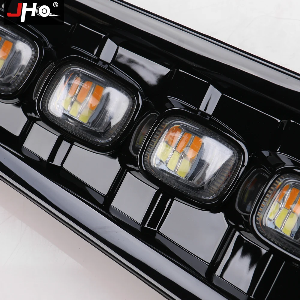 JHO LED DRL w/указатель поворота для 2017 2018 Ford F150 Raptor 2019 дневные ходовые огни комплект