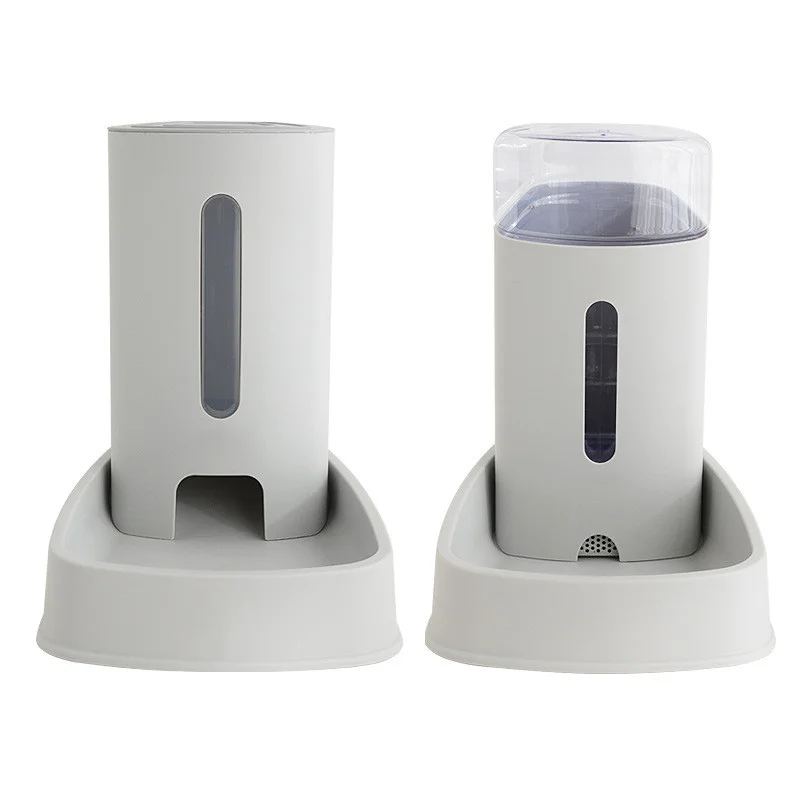 

2PCs 3.8L Pet Dog Cat Automatic Feeder and Filter Water Dispenser Dog Water Bottle Food Bowls Water Fountain for Pet Supplies