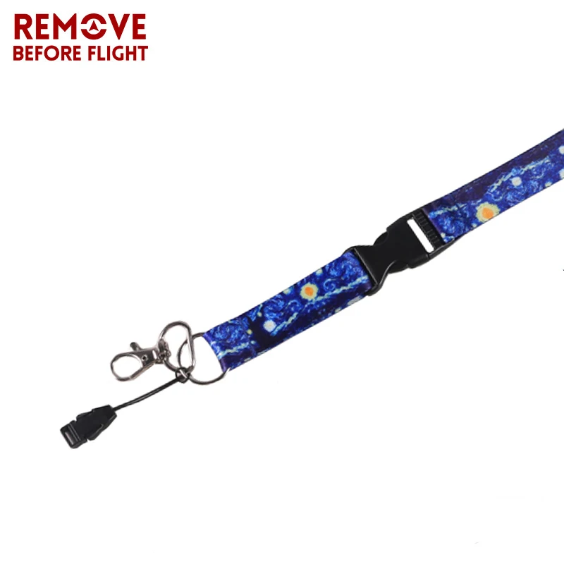 Novelty-Van-Gogh-Starry-Night-Lanyard-For-ID-Badge-Card-Pass-Gym-Mobile-Phone-USB-Badge (1)