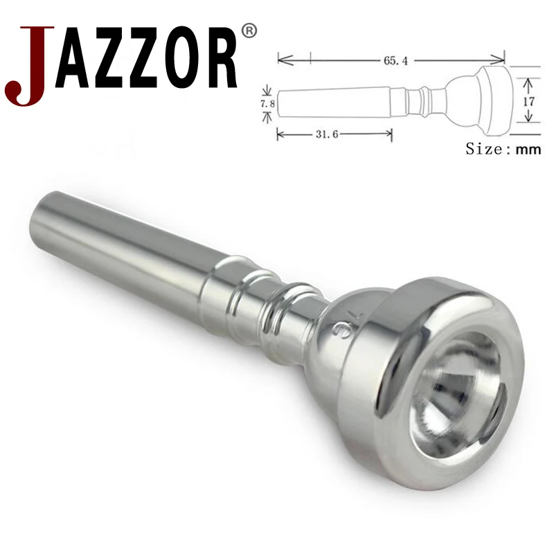 Buy Professional JAZZOR trumpet mouthpiece 7C size