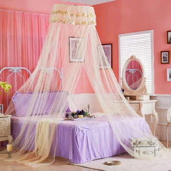 

Classical Princess Lace Increase Mosquito net Elegant Dome Encryption Heighten Floor Hanging Insect Bedspread Household items