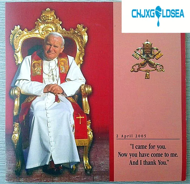 Папа-г-н Джон Пол II 5 шт./компл. Мальта Рыцари с эмблемой масонство masonism монета Оригинальные монеты с Отделом для монет цвета Бумага foldnot распространено