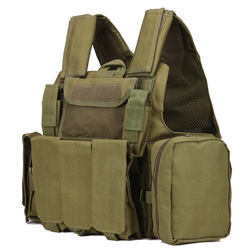 

Military Tactical Vest Amphibious Battle Combat Airsoft Molle Bullet Assault Plate Carrier Vest Releasable Strike Vests