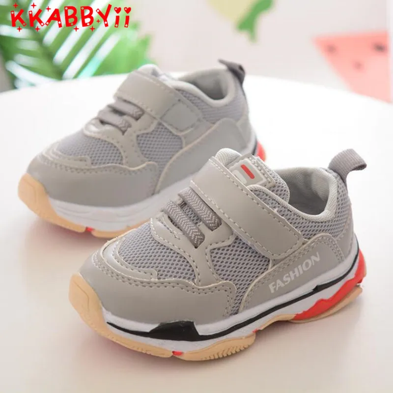Baby Sports Sneakers New Spring Brand Design Kids Breathable Shoes For Girls Boys Comfortable Walking Shoe EU 21-25 | Детская одежда и