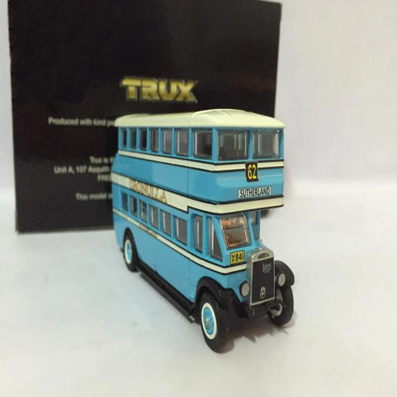 1: 76 редкая имитация Ретро TRUX AUSSIE BIG RIGS Австралия двухэтажный автобус Коллекция