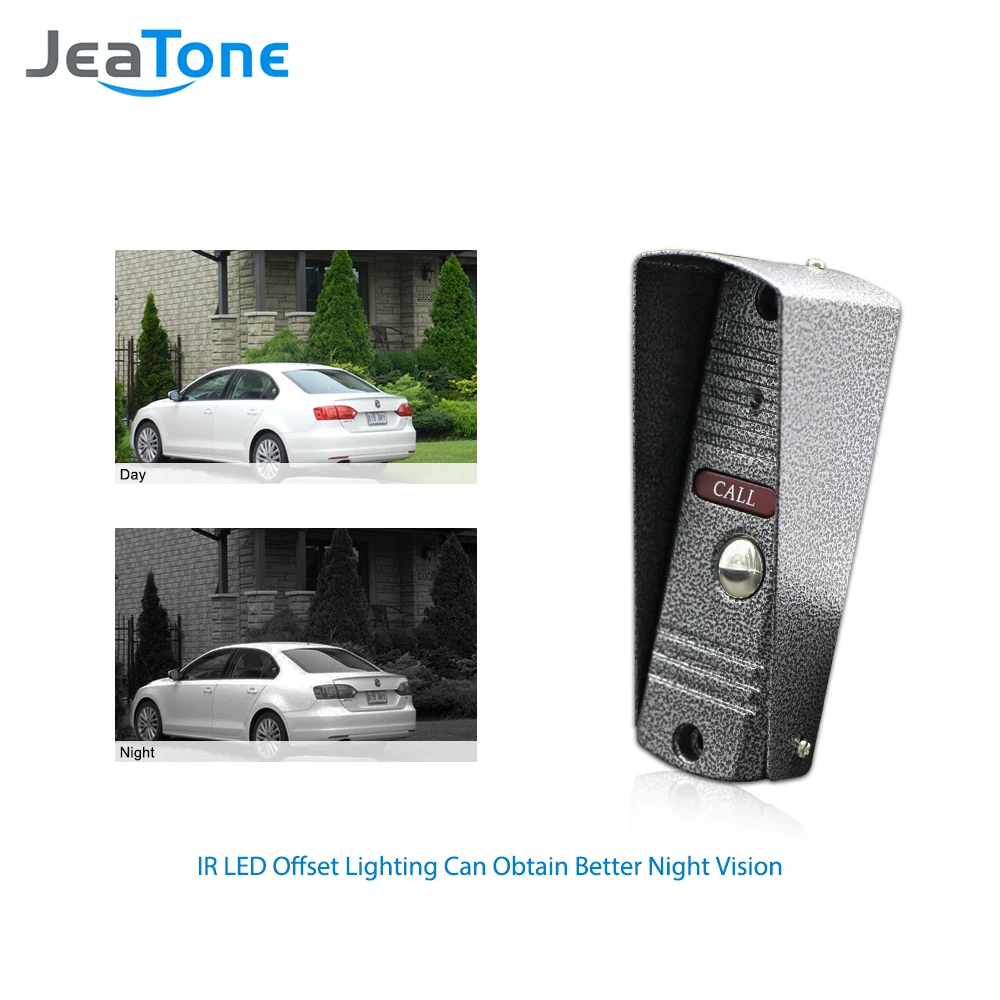 JeaTone Video Door Bell IR Camera 1200TVL Pin hole Lens Camera High Resolution Camera IP65 Waterproof IR Night Vision Outdoor