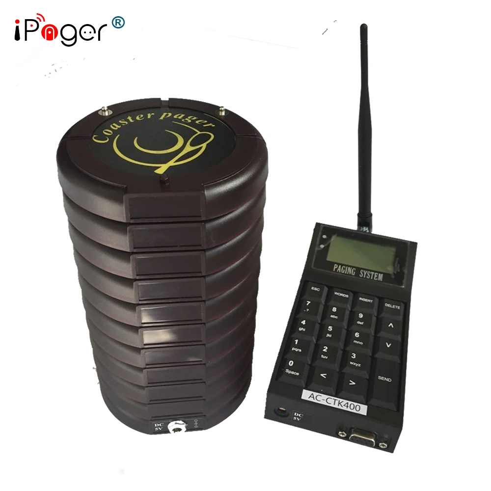 Restaurant Call Coaster Pagers Guest Waiting Pager Wireless Paging