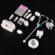 1 набор, мини детский медицинский пластиковый ролевой набор для доктора медсестры, чехол, детский набор, популярный декор, головоломка, научные развивающие игрушки