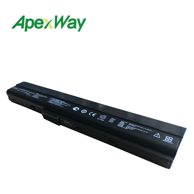 Ceny Apexway laptopa wymienna bateria A31 K52 A41 K52 A32 K52 A42 K52 dla Asus A52 A52F A52J K42 K42F K52F K52 K52J K52JC K52JE