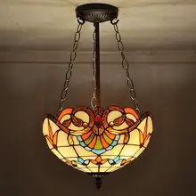30cmfashion antique pendant light tiffany balcony child real lamps colored glaze lighting european style retro corridor