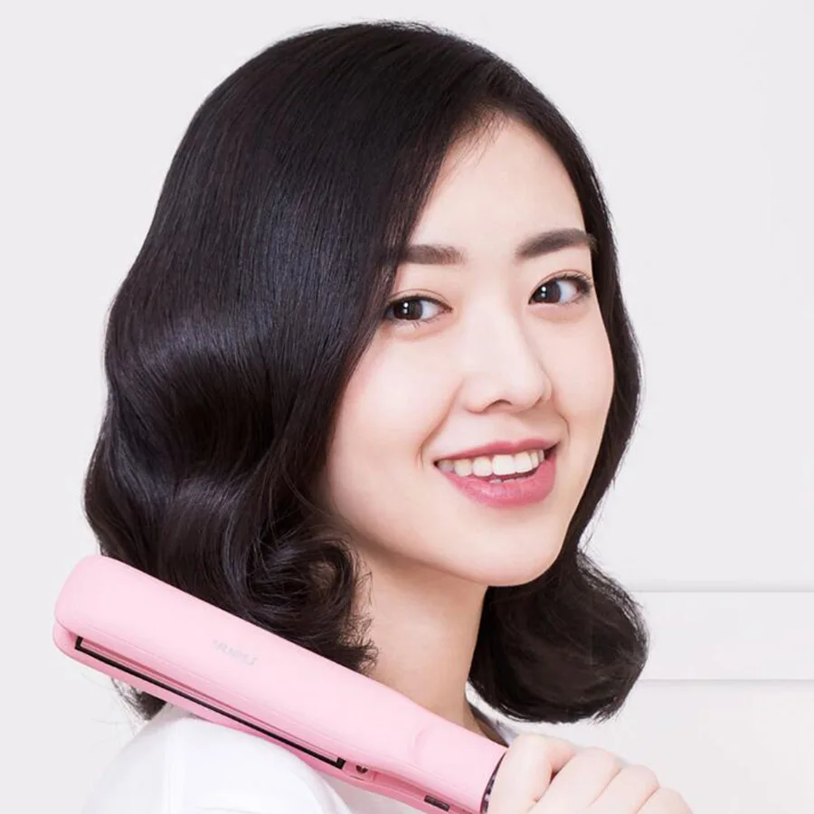  Xiaomi Yueli Professional Vapor Steam Hair Straightener Curler Salon Hair Styling 5 Levels adjustab