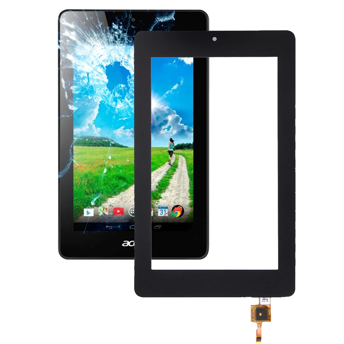 ЖК дисплей с сенсорной панелью и дигитайзером в сборе для Acer Iconia One 7 / B1