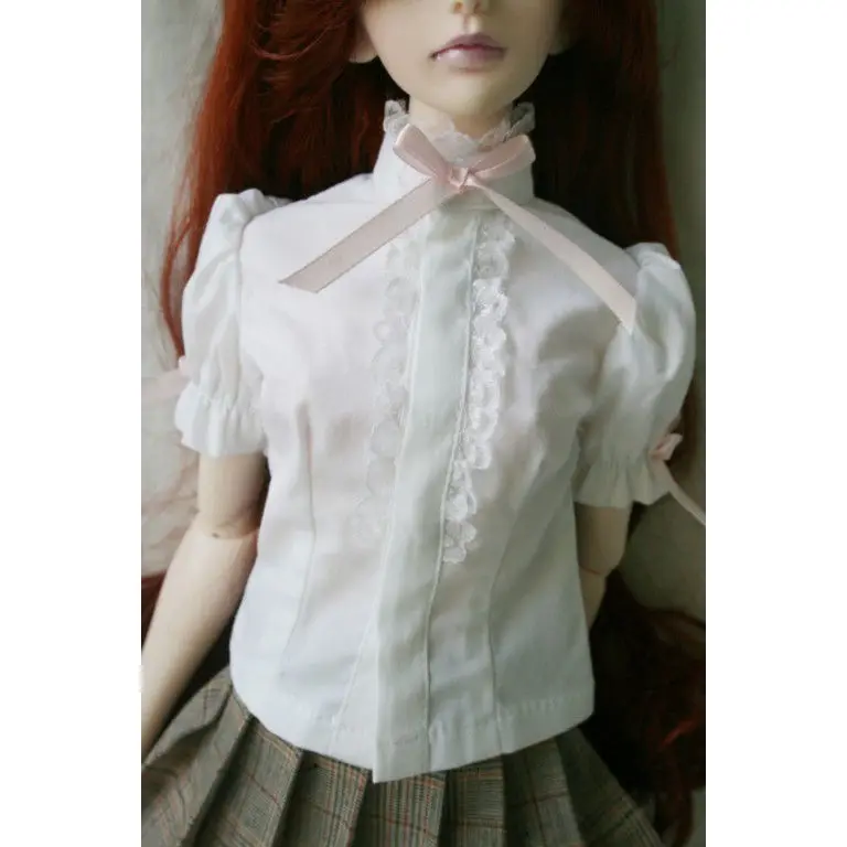 wamami 05 White Clothes Shirt Blouse 1 3 SD DOD BJD Dollfie