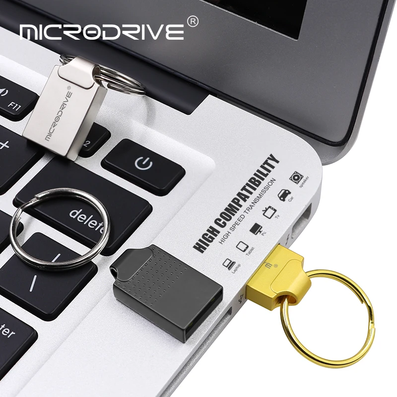 Usb Flash Drive 64gb Super Mini Usb Stick 128gb Pen Drive 16gb 8gb 4gb Memory Stick Usb 2.0 Metal Pendrive 32gb Free Custom Logo