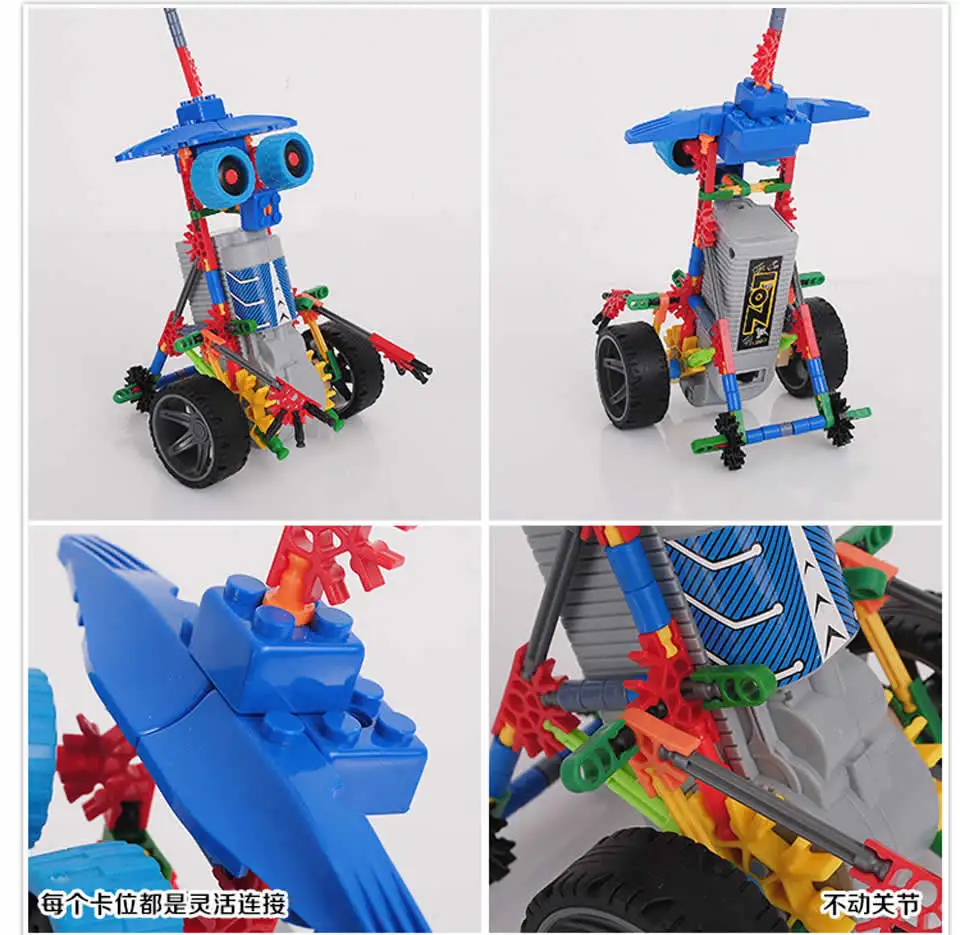 LOZ Электрический Робот Мотор строительный блок игрушки для мальчиков Подарки сборка Кирпичи DIY электрические ходячие роботы двигатель действие Дети DIY