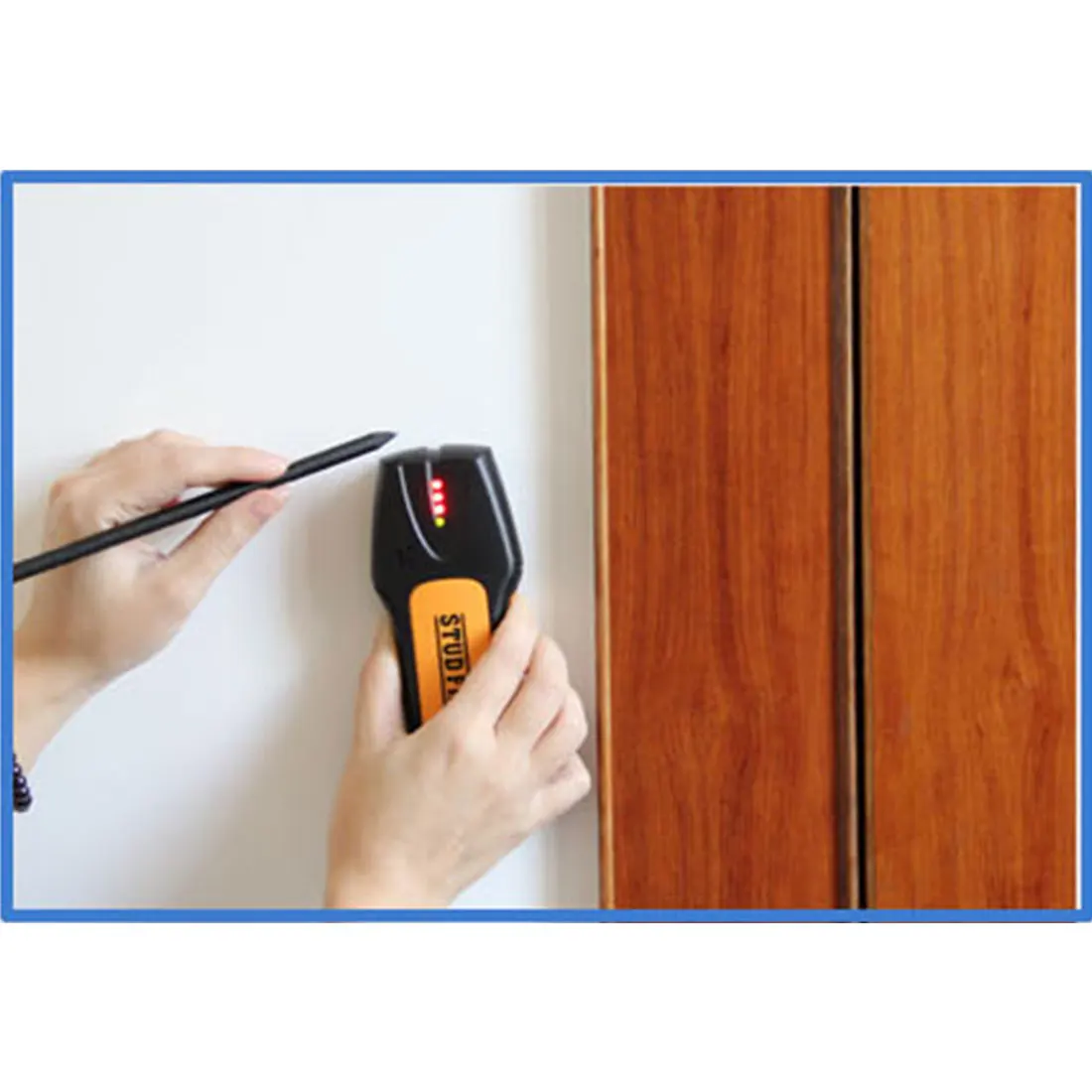 

New 1PC High Quality Metal Detector Wood Stud Finder Electronic Wire Sensor Cable Scanner