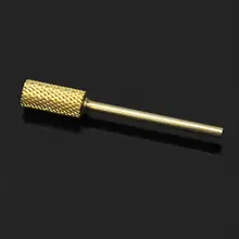 Fasnion Pro Электрический Золотой Карбид с покрытием акриловый УФ гель для ногтей сверло для маникюра