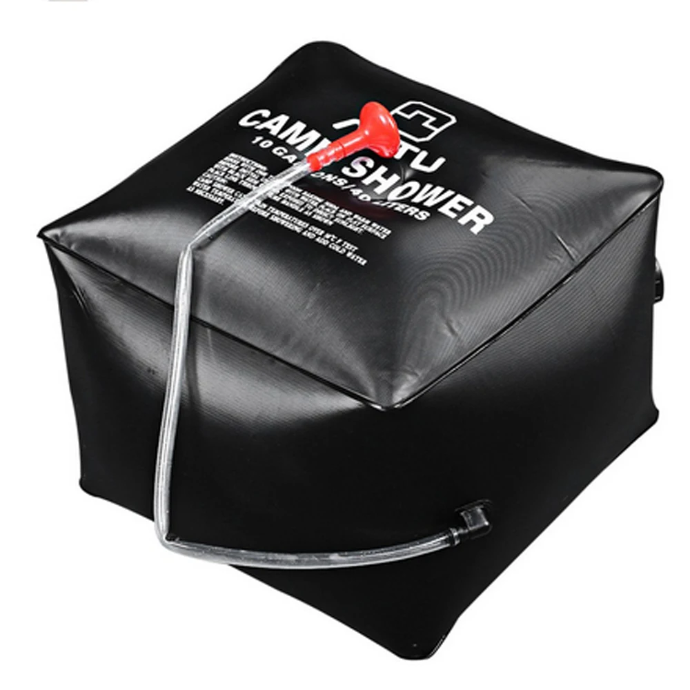 40L Foldable Outdoor Camping Solar Energy Heated Camp Shower Bag Travel Hiking Climbing BBQ