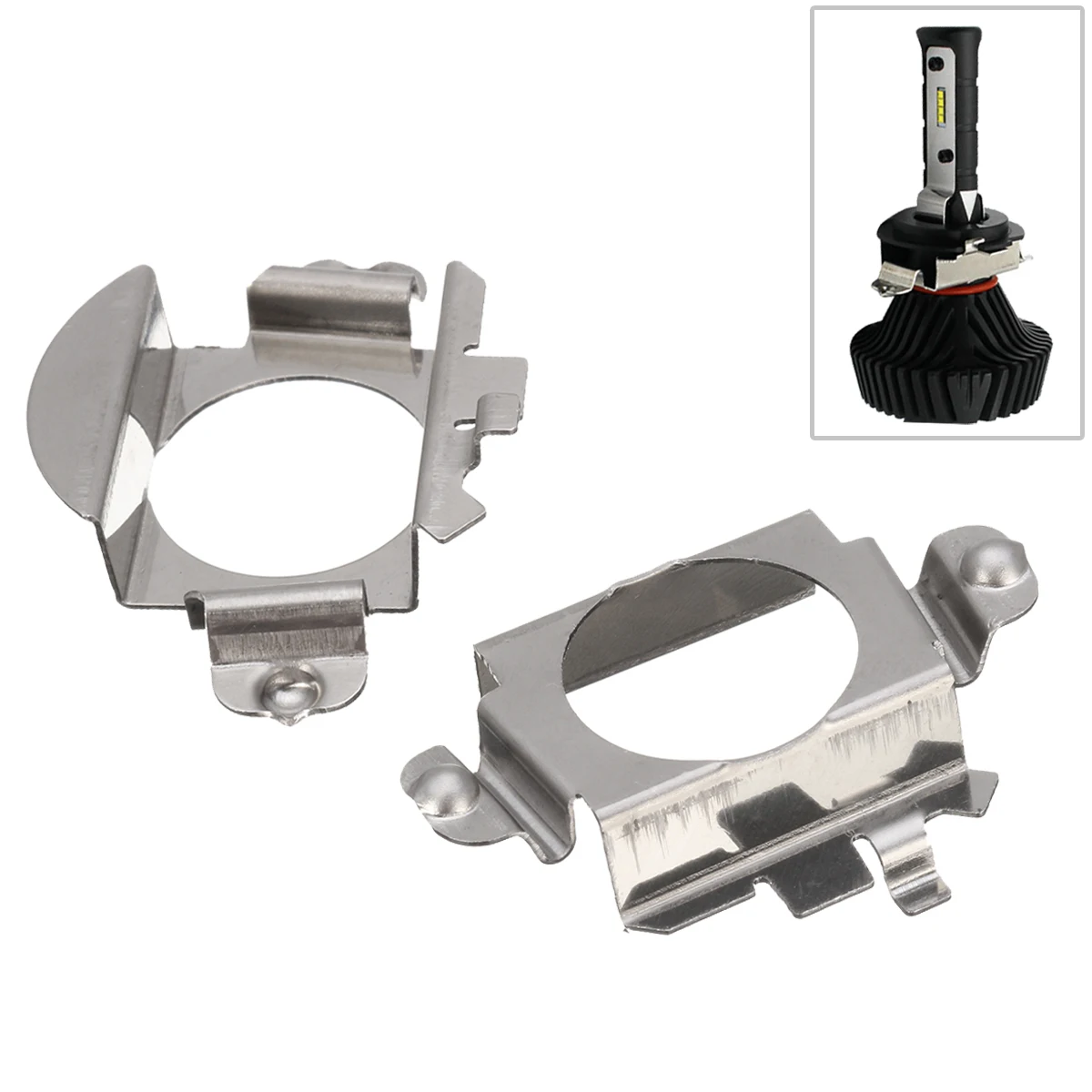 2x H7 LED Car Headlight Adapter Holder Retainer For /BMW /Audi /VW