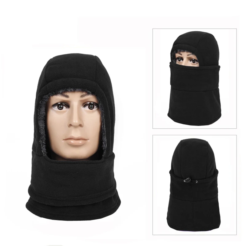 Cycling Cap Windproof Warm Thick Fleece Face Mask Filter Balaclava Bicycle Bike Winter Neck Hat Head Scarf Ski Thermal AC0223 (4)