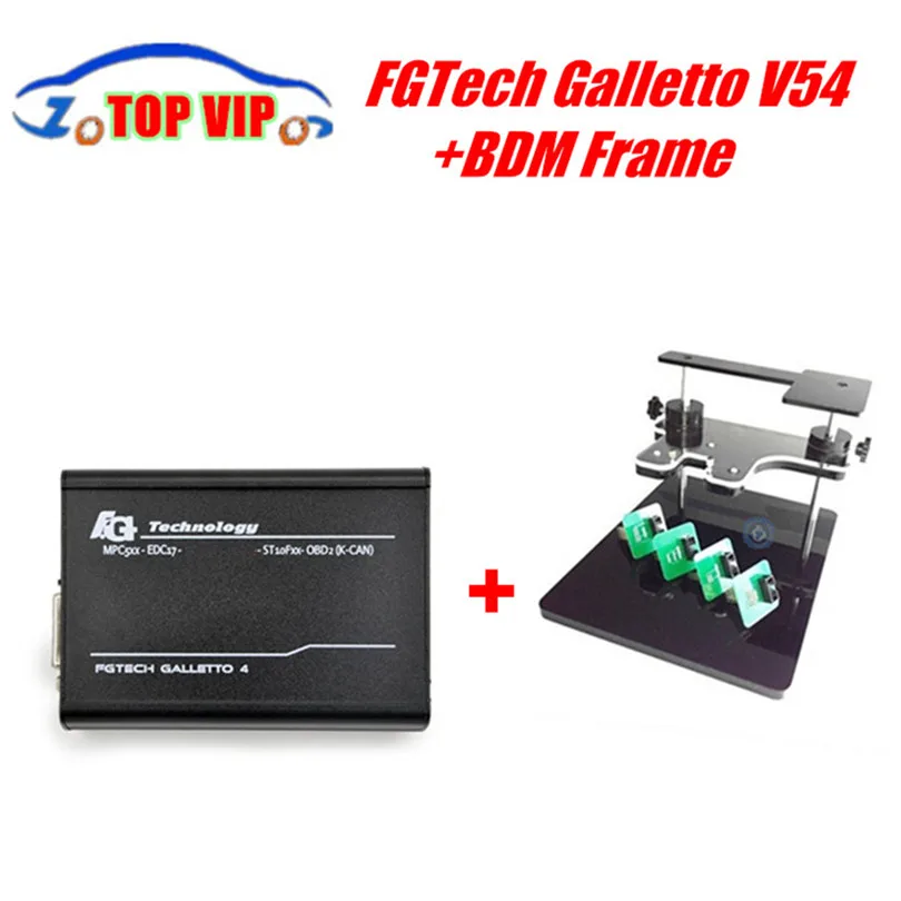 

A++ Quality Fgtech Galletto V54+ Full Set BDM Frame With Full Adapters For KESS BDM100 / CMD100 / FGTECH V54 BDM Frame Free Ship