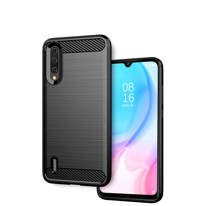 Силиконовый чехол из углеродного волокна для Xiaomi mi 9 Lite Red mi Note 8T 10 Pro 8A 7 8 SE CC9 Max 2 3 mi x 2s Play A1 A2 9T mi A3 чехол