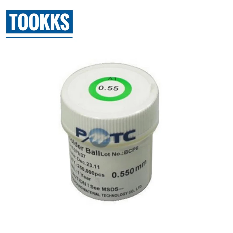 Свинцовый паяльный шар 250K PMTC 0 4 мм 45 5 55 SGS Sn63/Pb37 BGA IC Reballing Rework|Сварочные флюсы| |